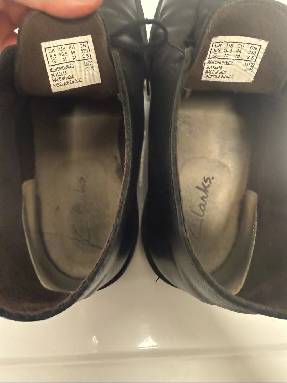 Clarks Bushacre 2 Men’s Black Leather Chukka Boots
